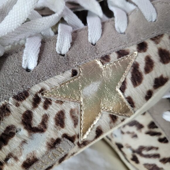 Golden Goose Super Star Horsey Sneakers in Blue Heel - Picture 12 of 16